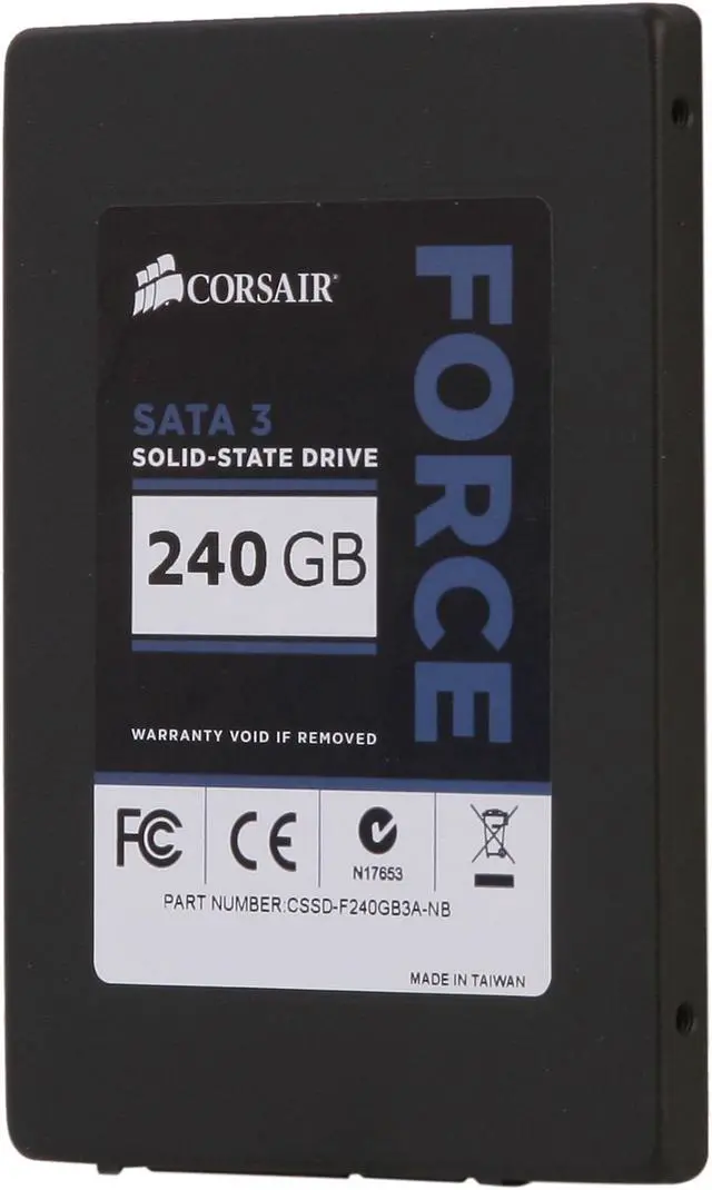 Alt view image 2 of 6 - Corsair Force Series 3 2.5" 240GB SATA III Internal Solid State Drive (SSD) Notebook Upgrade Kit CSSD-F240GB3A-NB