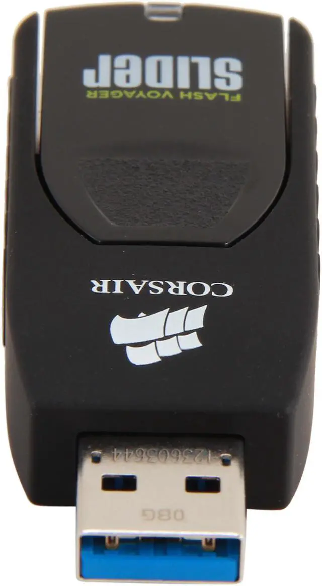 Alt view image 4 of 5 - CORSAIR Voyager Slider 8GB USB 3.0 Flash Drive CMFSL3-8GB