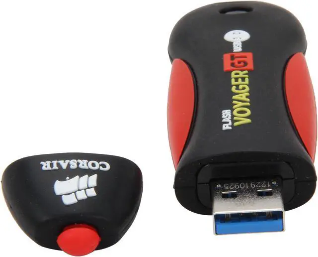 Alt view image 3 of 5 - CORSAIR Voyager GT 64GB USB 3.0 Flash Drive CMFVYGT3A-64GB