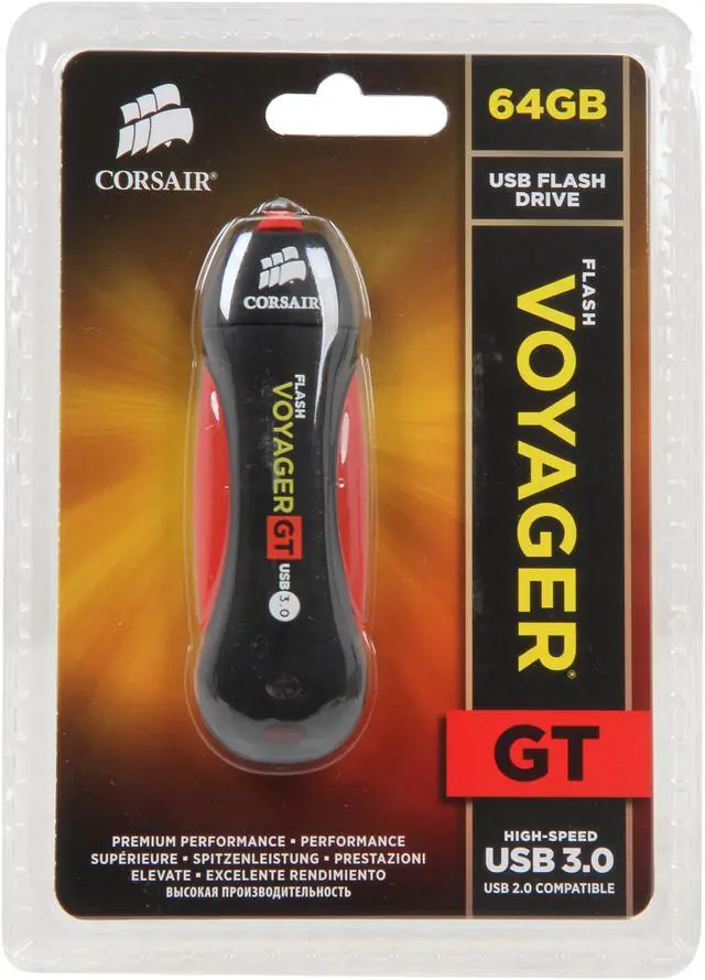 Alt view image 5 of 5 - CORSAIR Voyager GT 64GB USB 3.0 Flash Drive CMFVYGT3A-64GB