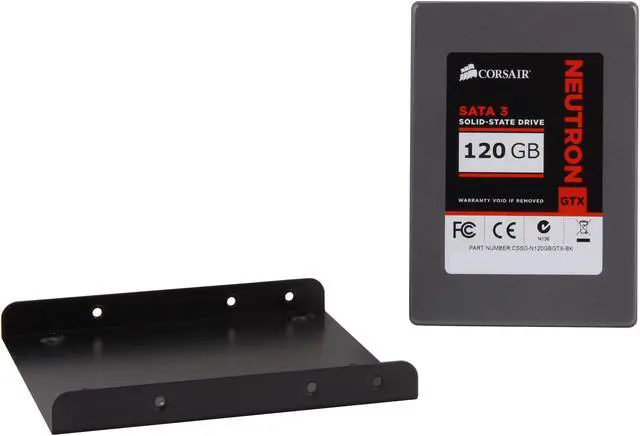 Alt view image 6 of 6 - Corsair Neutron Series GTX 2.5" 120GB SATA III Internal Solid State Drive (SSD) CSSD-N120GBGTX-BK