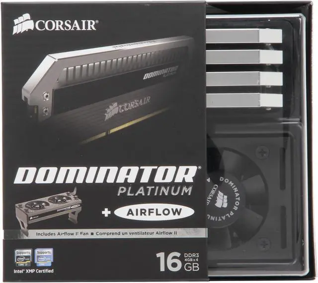 Alt view image 7 of 7 - CORSAIR Dominator Platinum 16GB (4 x 4GB) DDR3 2666 Desktop Memory Model CMD16GX3M4A2666C11