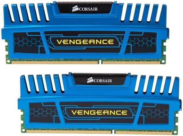 Main image of CORSAIR Vengeance 16GB (2 x 8GB) 240-Pin PC RAM DDR3 1600 (PC3 12800) Desktop Memory Model CMZ16GX3M2A1600C10B