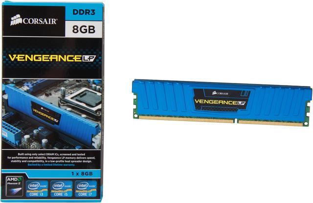 Alt view image 2 of 2 - CORSAIR Vengeance LP 8GB DDR3 1600 (PC3 12800) Desktop Memory Model CML8GX3M1A1600C10B