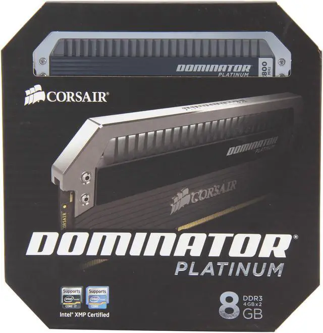 Alt view image 3 of 3 - CORSAIR Dominator Platinum 8GB (2 x 4GB) DDR3 2800 (PC3 22400) Desktop Memory Model CMD8GX3M2A2800C12