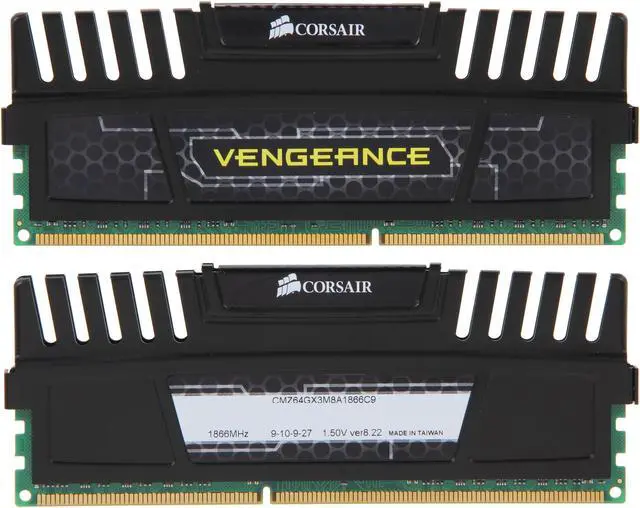 Alt view image 2 of 3 - CORSAIR Vengeance 64GB (8 x 8GB) DDR3 1866 (PC3 14900) Desktop Memory Model CMZ64GX3M8A1866C9