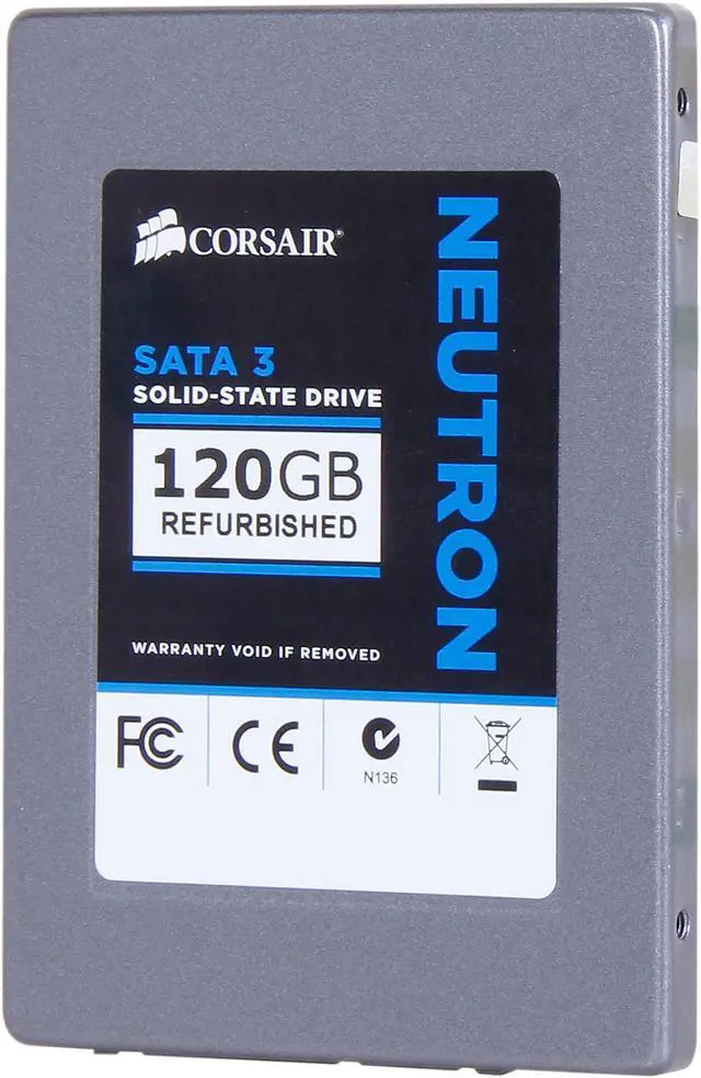 Main image of Manufacturer Recertified Corsair Neutron Series CSSD-N120GB3/RF2 2.5" 120GB SATA III Internal Solid State Drive (SSD) Manufactured Recertified Factory Refurbished