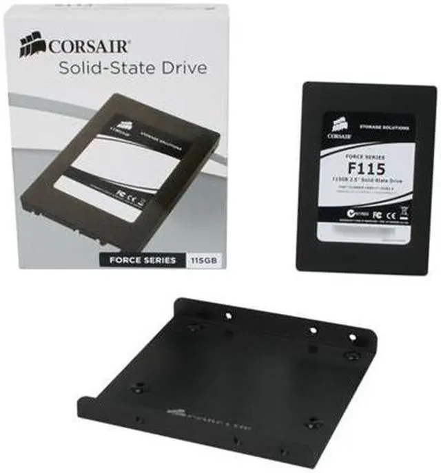 Alt view image 6 of 6 - Manufacturer Recertified Corsair Force CSSD-F115GB2-A/RF2 2.5" 115GB SATA II MLC Internal Solid State Drive (SSD) Manufactured Recertified