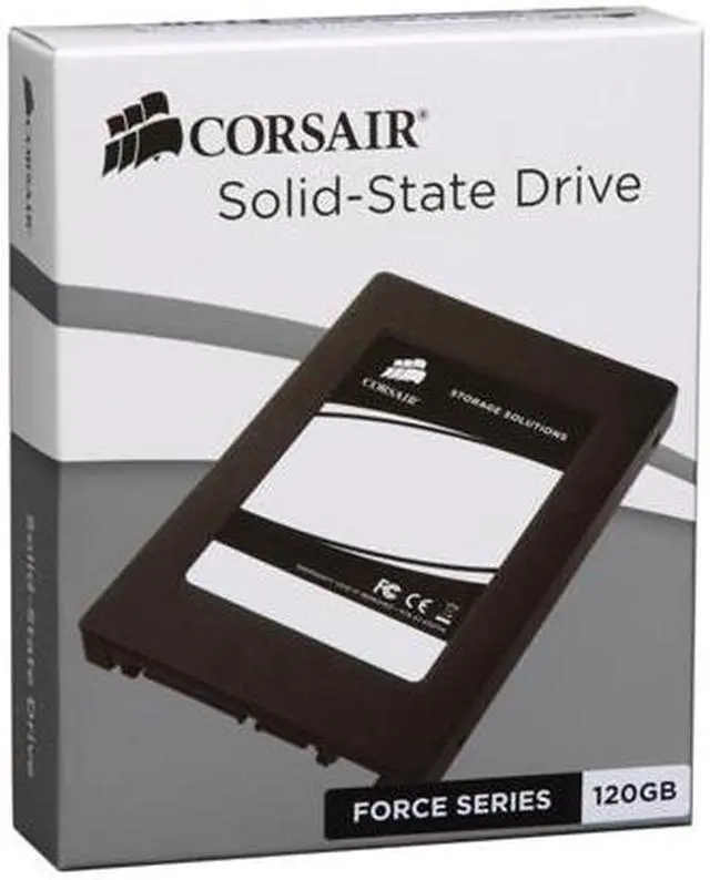 Main image of Manufacturer Recertified Corsair Force CSSD-F120GB2/RF2 2.5" 120GB SATA II MLC Internal Solid State Drive (SSD) Manufactured Recertified