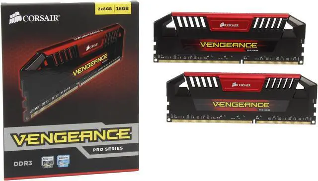 Alt view image 3 of 3 - CORSAIR Vengeance Pro 16GB (2 x 8GB) DDR3 2133 Desktop Memory Model CMY16GX3M2A2133C11R