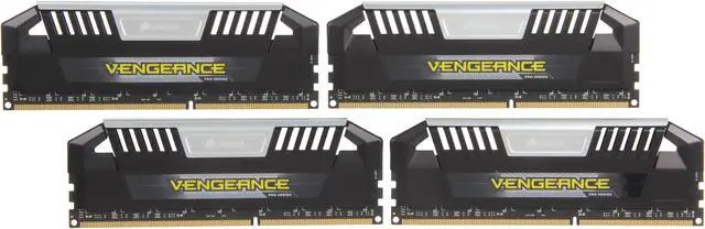 Main image of CORSAIR Vengeance Pro 32GB (4 x 8GB) 240-Pin DDR3 SDRAM DDR3 1600 (PC3 12800) Desktop Memory Model CMY32GX3M4A1600C9 (Silver)