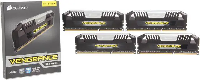 Alt view image 3 of 3 - CORSAIR Vengeance Pro 32GB (4 x 8GB) 240-Pin DDR3 SDRAM DDR3 1600 (PC3 12800) Desktop Memory Model CMY32GX3M4A1600C9 (Silver)