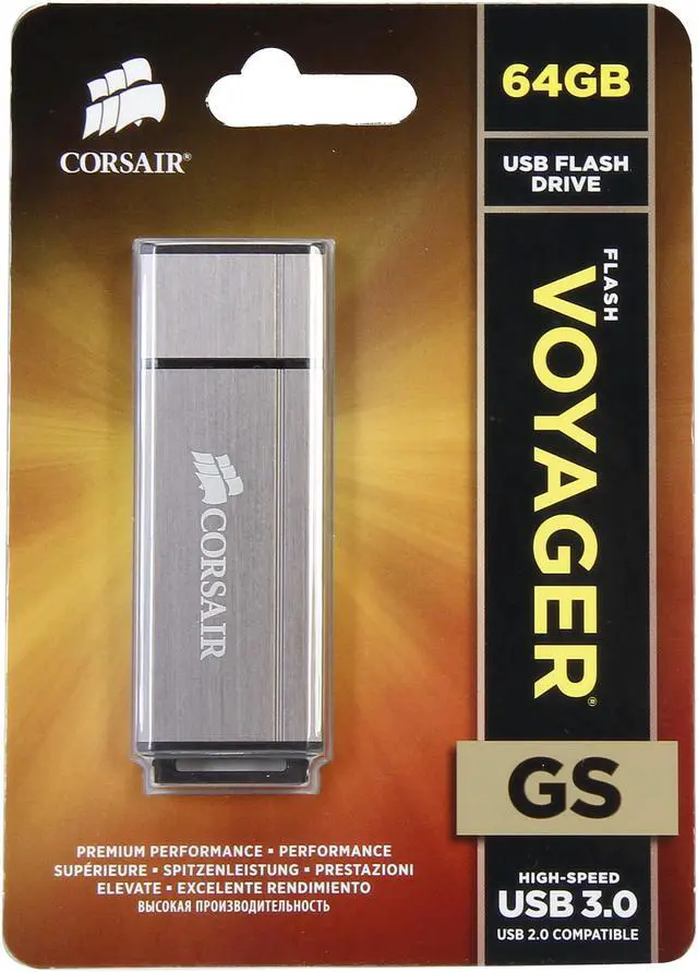 Alt view image 5 of 5 - CORSAIR Voyager GS 64GB USB 3.0 Flash Drive CMFVYGS3-64GB