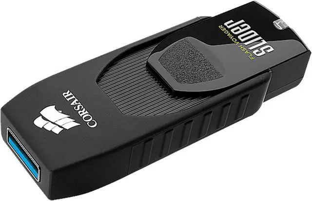 Alt view image 2 of 4 - Corsair Flash Voyager Slider USB 3.0 32GB, Capless Design, Plug and Play (CMFSL3B-32GB)