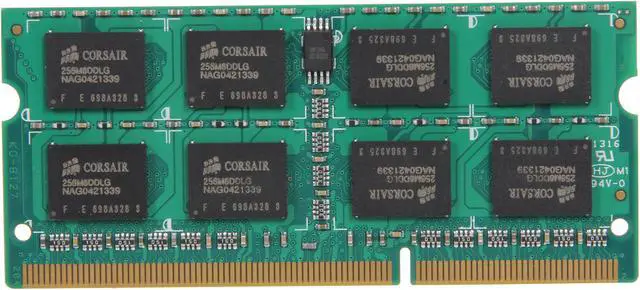 Alt view image 2 of 3 - CORSAIR ValueSelect 4GB 204-Pin DDR3 SO-DIMM DDR3L 1333 (PC3L 10600) Laptop Memory Model CMSO4GX3M1C1333C9