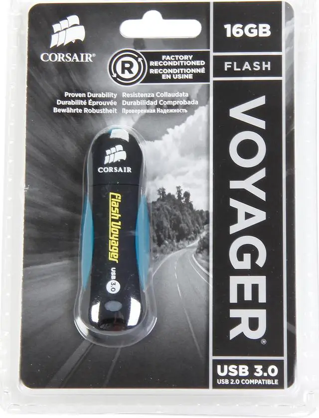 Alt view image 5 of 5 - CORSAIR Voyager 16GB USB 3.0 Flash Drive CMFVY3S-16GB/RF