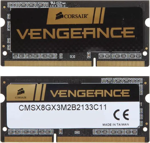 Alt view image 2 of 3 - CORSAIR Vengeance Performance 8GB (2 x 4GB) 204-Pin DDR3 SO-DIMM DDR3L 2133 (PC3L 17000) Laptop Memory Model CMSX8GX3M2B2133C11