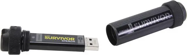Alt view image 3 of 5 - CORSAIR Survivor Stealth 256GB USB 3.0 Flash Drive CMFSS3-256GB