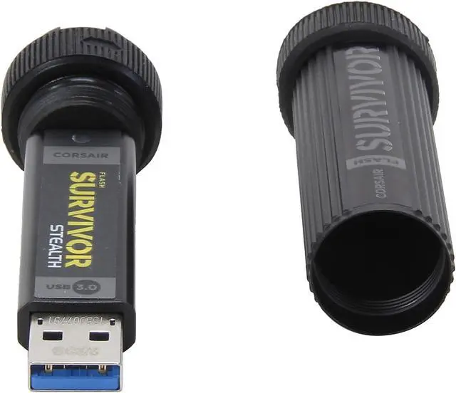 Alt view image 4 of 5 - CORSAIR Survivor Stealth 256GB USB 3.0 Flash Drive CMFSS3-256GB