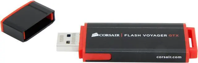 Alt view image 3 of 5 - CORSAIR Flash Voyager GTX 128GB Flash Drive CMFVYGTX3-128GB
