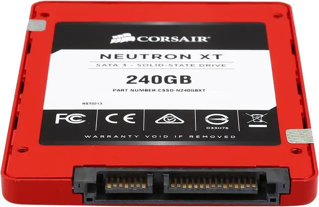 Alt view image 3 of 5 - Corsair Neutron XT 2.5" 240GB SATA III MLC Internal Solid State Drive (SSD) CSSD-N240GBXT