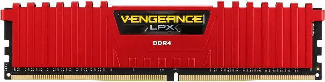 Main image of CORSAIR Vengeance LPX 4GB DDR4 2400 (PC4 19200) Memory Kit Model CMK4GX4M1A2400C14R
