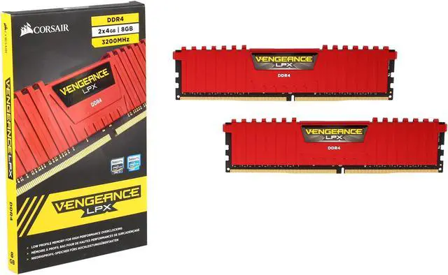 CORSAIR Vengeance LPX 8GB (2 x 4GB) DDR4 3200 (PC4 25600) Desktop