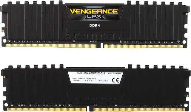 Alt view image 2 of 3 - CORSAIR Vengeance LPX 16GB (2 x 8GB) DDR4 3200 (PC4 25600) Desktop Memory Model CMK16GX4M2B3200C16