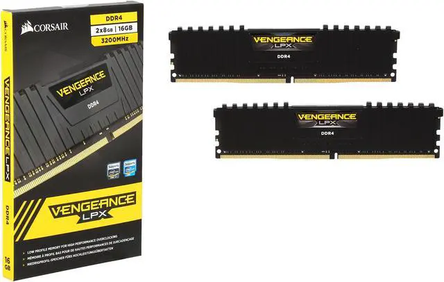 Alt view image 3 of 3 - CORSAIR Vengeance LPX 16GB (2 x 8GB) DDR4 3200 (PC4 25600) Desktop Memory Model CMK16GX4M2B3200C16