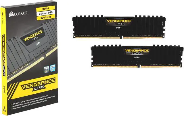 Alt view image 3 of 3 - CORSAIR Vengeance LPX 8GB (2 x 4GB) DDR4 3200 (PC4 25600) Desktop Memory Model CMK8GX4M2B3200C16