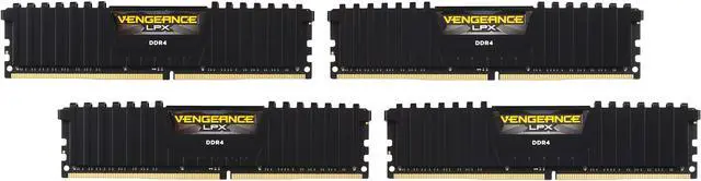 Main image of CORSAIR Vengeance LPX 64GB (4 x 16GB) DDR4 2800 (PC4 22400) Desktop Memory Model CMK64GX4M4B2800C14