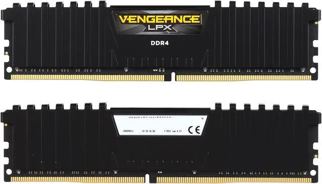 Alt view image 2 of 3 - CORSAIR Vengeance LPX 64GB (4 x 16GB) DDR4 2800 (PC4 22400) Desktop Memory Model CMK64GX4M4B2800C14