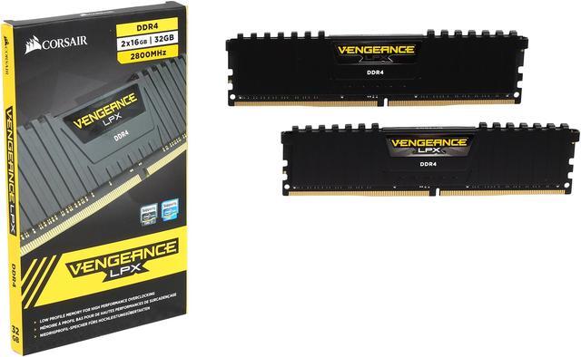 Alt view image 3 of 3 - CORSAIR Vengeance LPX 32GB (2 x 16GB) DDR4 2800 (PC4 22400) Desktop Memory Model CMK32GX4M2A2800C16