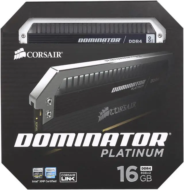 Alt view image 3 of 3 - CORSAIR Dominator Platinum 16GB (2 x 8GB) DDR4 3200 (PC4 25600) Memory Kit Model CMD16GX4M2B3200C16
