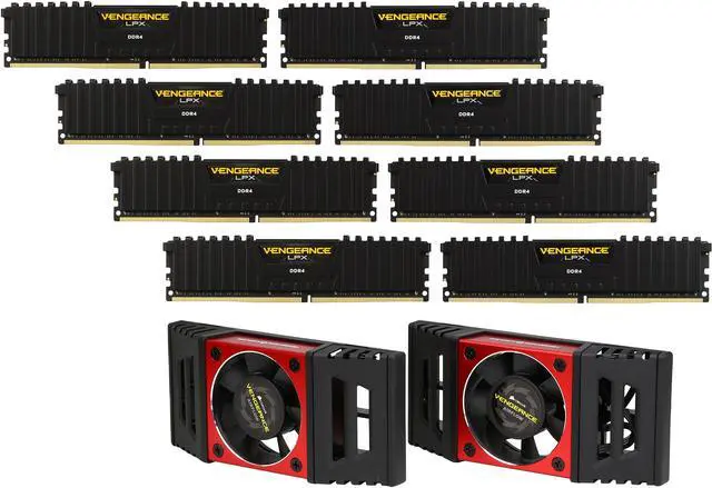Main image of CORSAIR Vengeance LPX 128GB (8 x 16GB) 288-Pin PC RAM DDR4 2666 (PC4 21300) Desktop Memory Model CMK128GX4M8A2666C16
