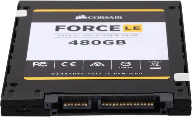 Alt view image 4 of 5 - Corsair Force LE 2.5" 480GB SATA III TLC Internal Solid State Drive (SSD) CSSD-F480GBLEB