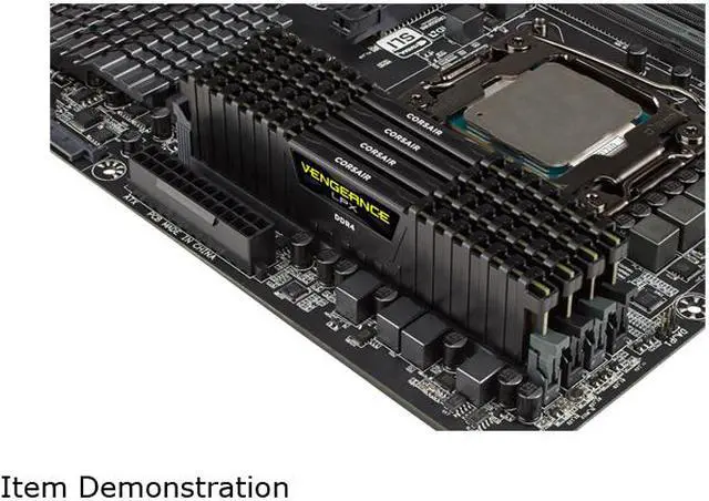 Alt view image 2 of 3 - CORSAIR Vengeance LPX 32GB (4 x 8GB) DDR4 3333 (PC4 26600) Desktop Memory Model CMK32GX4M4B3333C16