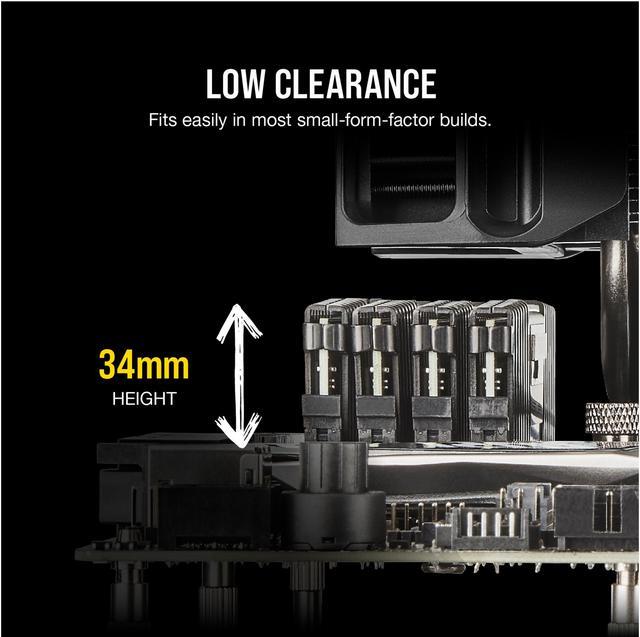 Alt view image 5 of 5 - CORSAIR Vengeance LPX 64GB (4 x 16GB) DDR4 2133 (PC4 17000) Desktop Memory Model CMK64GX4M4A2133C13