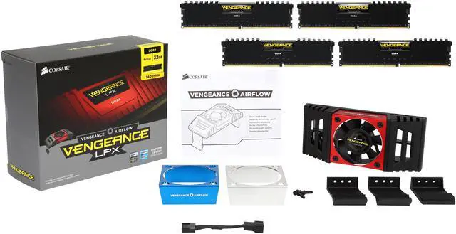 Alt view image 7 of 7 - CORSAIR Vengeance LPX 32GB (4 x 8GB) DDR4 3600 (PC4 28800) Desktop Memory Model CMK32GX4M4B3600C18