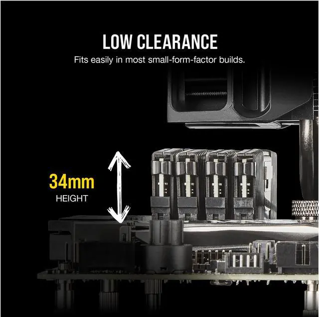 Alt view image 5 of 9 - CORSAIR Vengeance LPX 8GB 288-Pin PC RAM DDR4 2400 (PC4 19200) Desktop Memory Model CMK8GX4M1A2400C16