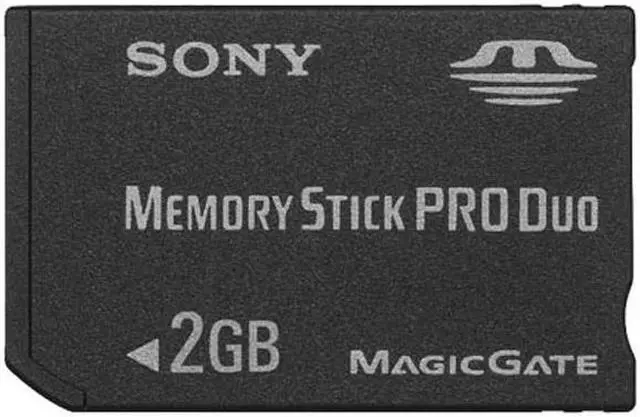 Main image of SONY 2GB Memory Stick Pro Duo (MS Pro Duo) Flash Card Model MSX-M2GS