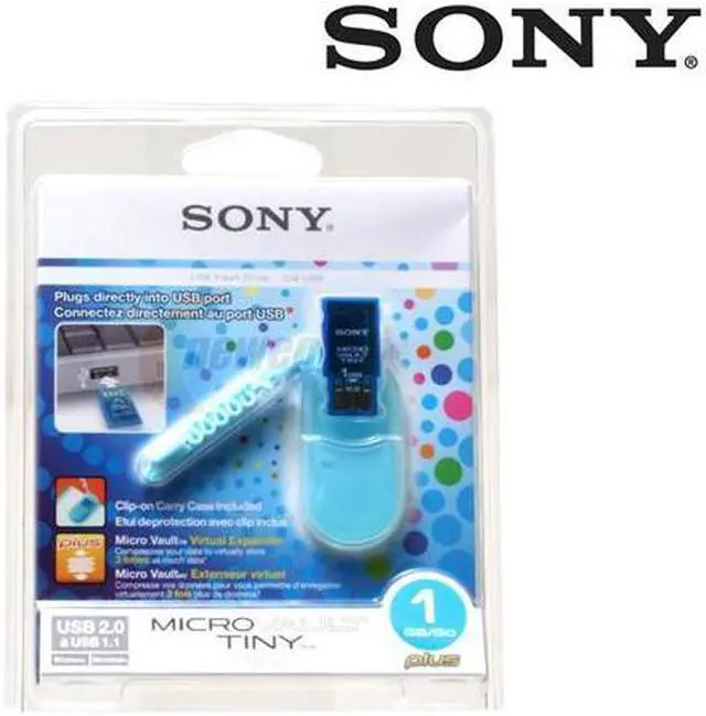 Alt view image 2 of 2 - SONY Micro Vault Tiny 1GB Flash Drive (USB2.0 Portable) USM-1GH