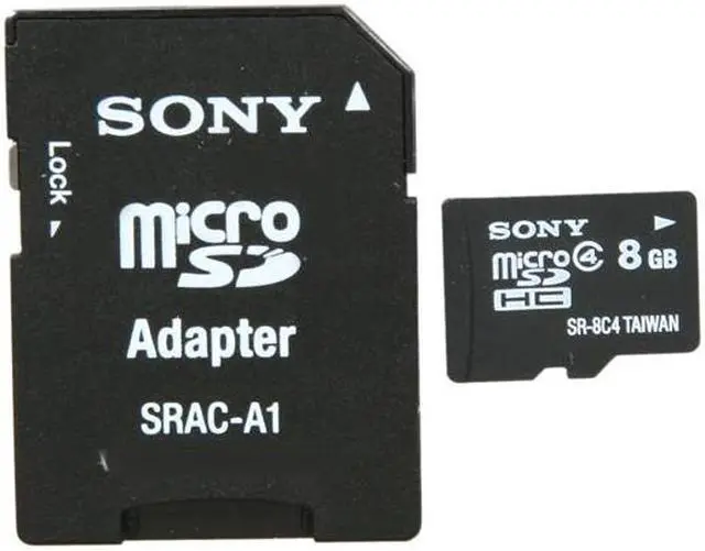 Main image of SONY 8GB microSDHC Flash Card Model SR8A4