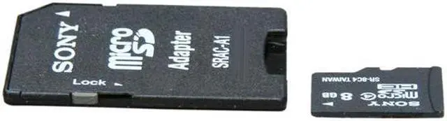 Alt view image 3 of 4 - SONY 8GB microSDHC Flash Card Model SR8A4