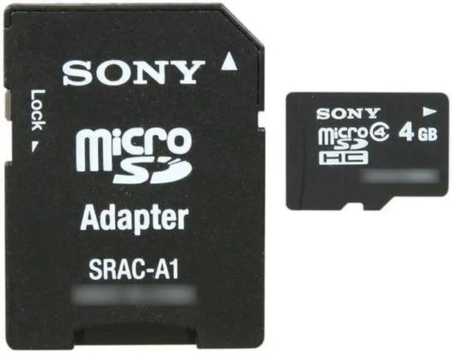 Main image of SONY 4GB microSDHC Flash Card Model SR4A4
