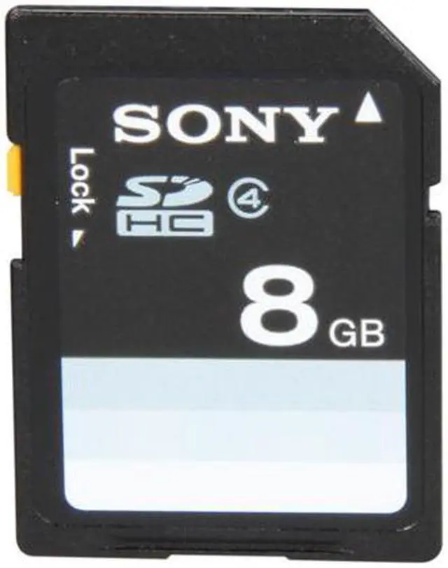 Main image of SONY 8GB Secure Digital High-Capacity (SDHC) Memory Card Model SF8N4/TQ
