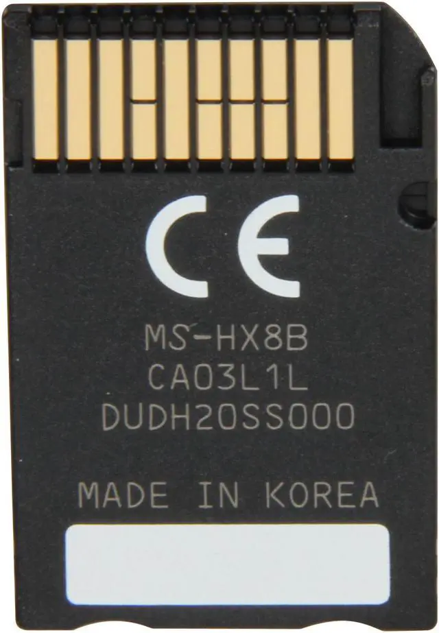 Alt view image 2 of 4 - SONY 8GB Memory Stick PRO-HG Duo HX Flash Card Model MSHX8B