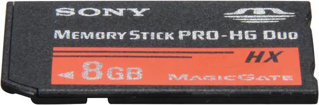 Alt view image 3 of 4 - SONY 8GB Memory Stick PRO-HG Duo HX Flash Card Model MSHX8B