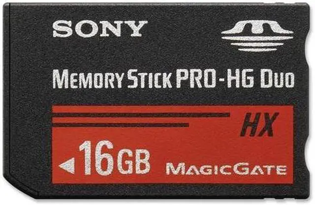 Main image of Sony MSHX16B/M 16 GB Memory Stick PRO-HG Duo - 1 Card