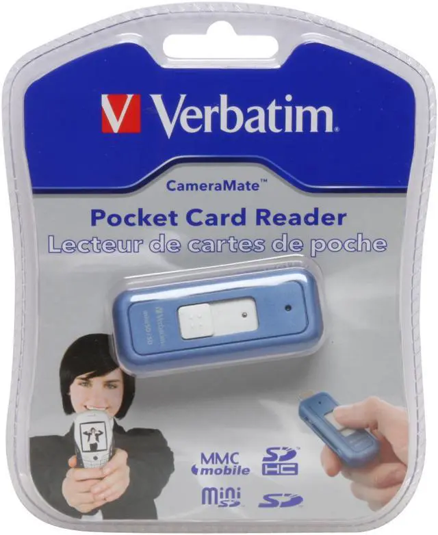 Alt view image 10 of 10 - Verbatim CameraMate 96504 USB 2.0 Pocket Reader